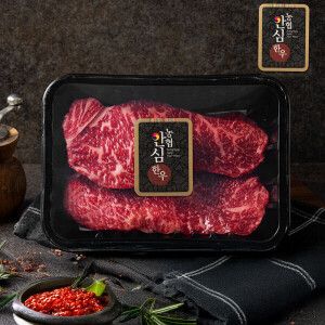 상품 이미지: (신선집중) 농협안심한우 1등급 채끝 구이용300G 무료배송 구이/스테이크 무료배송