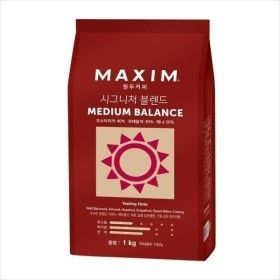 상품 이미지: 맥심 원두커피 시그니처 블렌드 미디엄 밸런스 1kg/2개구매시 1000원 할인X넉넉한 유통기한