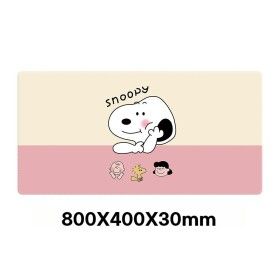 상품 이미지: 스누피 마우스패드 팜레스트 세트 귀여운 캐릭터 손목 보호 쿠션 받침대 C. 장패드