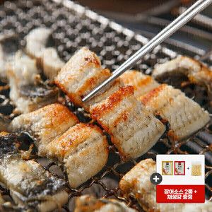 상품 이미지: (신선집중) 국내산 자포니카 민물장어 2-4미 1kg+소스2종+채생강증정 /손질 후 700g내외