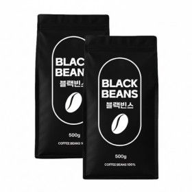 상품 이미지: 무료배송500+500총2봉1kg블랙빈스/원두커피사은품증정 드립백 1봉 랜덤발송(베트남 단독 구매 제외)