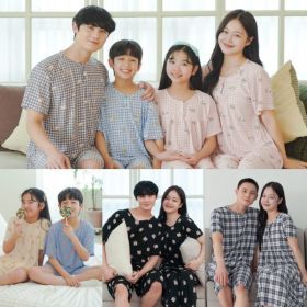 상품 이미지: (8%쿠폰)빅사이즈 폭스클럽 여름신상 냉감 플리츠 잠옷/여성/원피스/커플/아동/주니어/가족/파자마/짱구