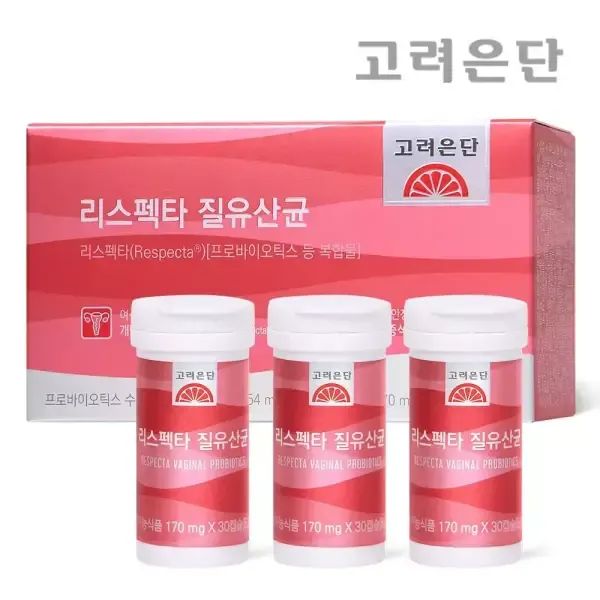 상품 이미지: [본사직영] 고려은단 리스펙타 질유산균 90캡슐 X 1개 (3개월분)