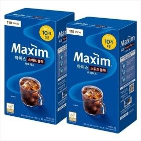 상품 이미지: 맥심 아이스 스위트 블랙 커피믹스 110Tx2개/2세트구매시 1000원 할인X넉넉한 유통기한