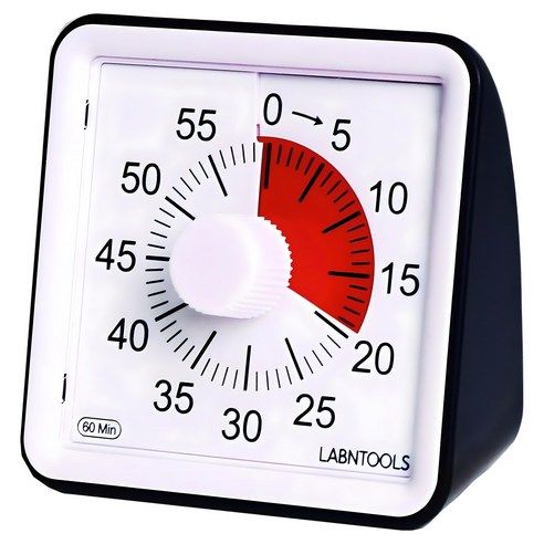 상품 이미지: 랩앤툴스 구글타이머 무음모델, 1개, 블랙계열