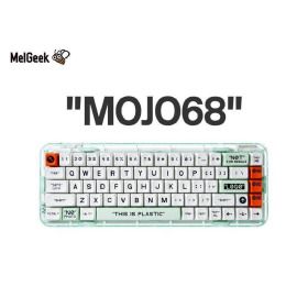 상품 이미지: 멜긱 모조 68 MelGeek Mojo 84 무소음 기계식키보드 무선 플라스틱 Mojo68  플라스틱 백축