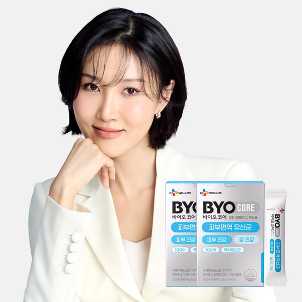 상품 이미지: CJ바이오코어 피부면역 유산균 30포, 2개+증정(닥터뉴트리 비타민D 맥스 2개월분 60정, 1개)