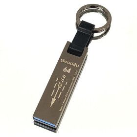 상품 이미지: 굿포유 USB3.0 G390 USB메모리 64GB 메탈 키링 연결고리 기업. 학교 판촉및 홍보용 로고인쇄 가능