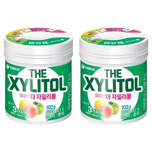 상품 이미지: 오리온 달지않아 깔끔한 더 자일리톨, 102g, 2개