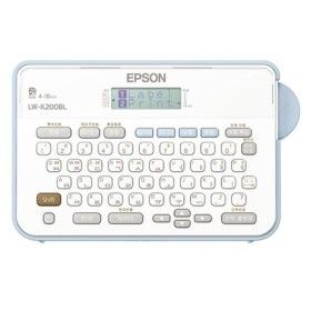상품 이미지: EPSON)라벨프린터 LW-K200BL/라벨기/라벨/부착/이름/스티커/휴대용/무선/출력/프린트기/라벨링/네임/새학기