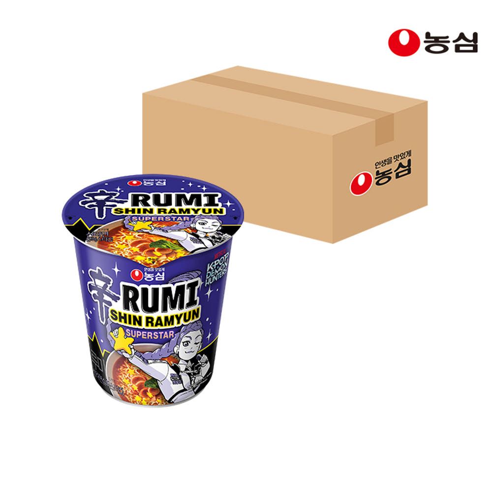 상품 이미지: 농심 신라면 헌트릭스 에디션 루미(슈퍼스타컵) 6입