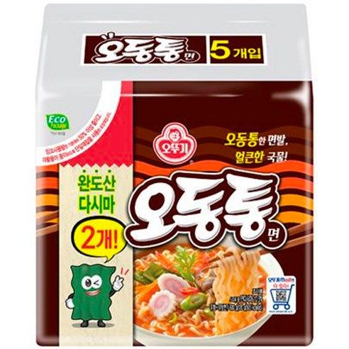 상품 이미지: 오뚜기 오동통면 120g, 5개
