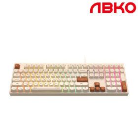 상품 이미지: 앱코 MK108  멤브레인 저소음 멤브레인 사무용 키보드 오트밀