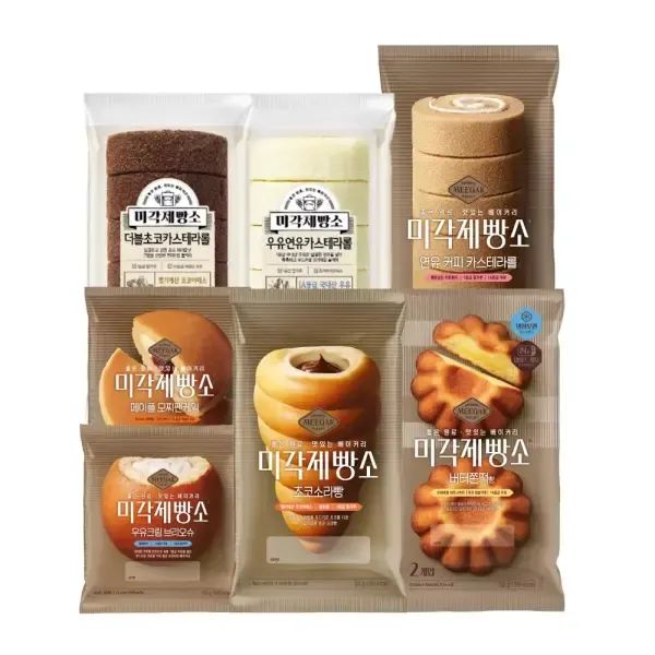 상품 이미지: [NEW] 좋은 원료 미각제빵소 10봉 외 (쫀떡빵/소라빵/카스테라롤/모찌팬케익 외)