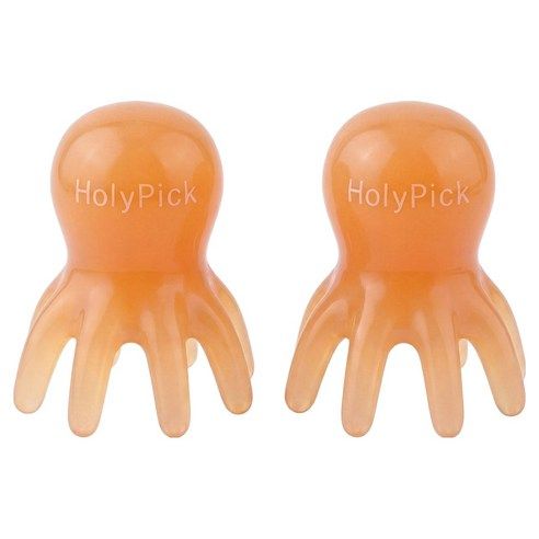 상품 이미지: 홀리픽 문어괄사 두피 마사지기, 2개, 브라운