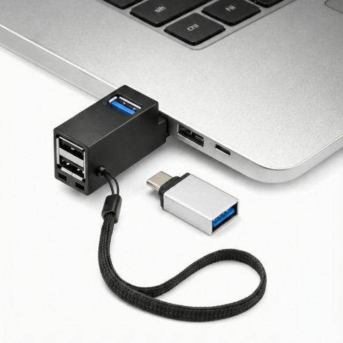상품 이미지: 디와이툴즈 USB 3.0 초소형 멀티 허브 3포트 직결형 고속 확장기 노트북 PC용