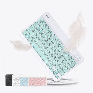 상품 이미지: 파스텔 아이패드 미니키보드 무선 블루투스 키보드 가볍고 슬림한 휴대용 저소음 태블릿 스마트폰