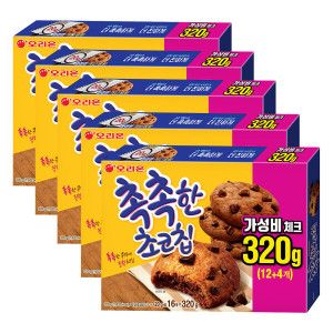 상품 이미지: 오리온 촉촉한 초코칩 16개입 x 5박스