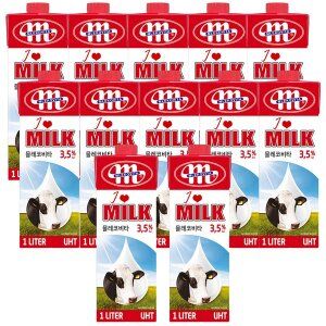 상품 이미지: 믈레코비타 폴란드 수입멸균우유 1000ml 12개