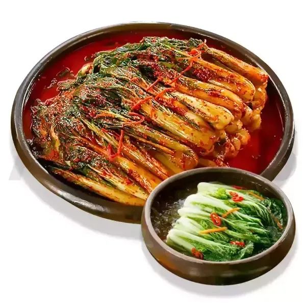 상품 이미지: 이인화 명인 남해 얼갈이 김치 겉절이 국내산 남해 전복 톳 육수 밥 반찬 국산 얼갈이 짜박 물 김치 5kg