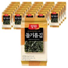 상품 이미지: 양반 들기름김 식탁, 4g, 32개