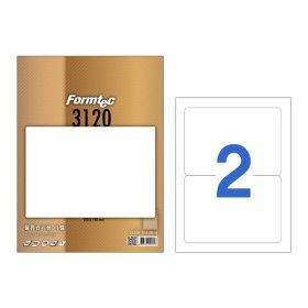 상품 이미지: 폼텍 물류관리용 라벨(LS-3120 / 100매 / 2칸)