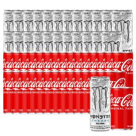 상품 이미지: 몬스터 에너지 울트라 355ml 24캔+코카콜라 190ml 30캔