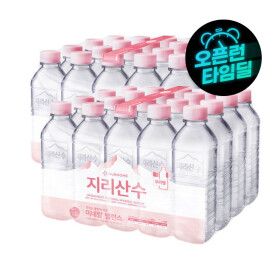 상품 이미지: 지리산수 핑크 500ml 40병 /생수전문배송 (유라벨/무라벨 랜덤발송)