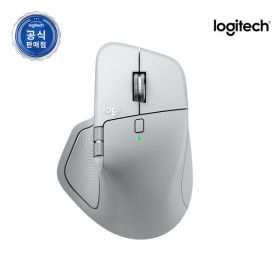 상품 이미지: 로지텍 코리아 공식 MX Master 4 for Mac 블루투스 무선 마우스 화이트 실버