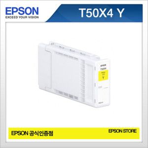 상품 이미지: 엡손 T50X4 잉크 옐로우 Y 350ml SC-T3740 ~ T7740D호환