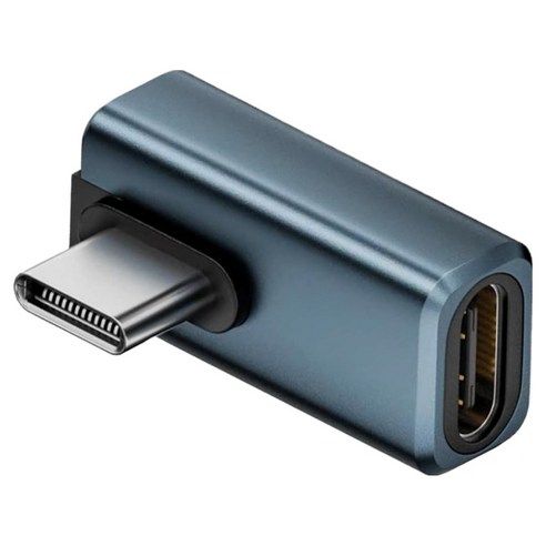 상품 이미지: 베이직기어 썬더볼트 호환 USB4 240W 80G Gen3 C타입 90도 꺾임 연장 젠더