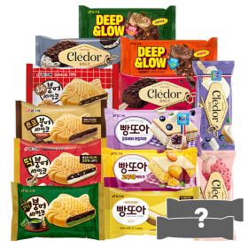 상품 이미지: 빵또아 /붕어싸만코 7종 20개 + 끌레도르바 4종 10개 골라담기 +구매기프트