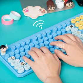 상품 이미지: 짱구는못말려 무선 키보드 멤브레인 노트북 정품 굿즈