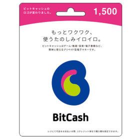 상품 이미지: (한정특가) 일본 비트캐쉬 EX 1500엔 / 즉시발송 (bitcash EX / 즉시발송 / MY BITCASH ID에는 충전금지)