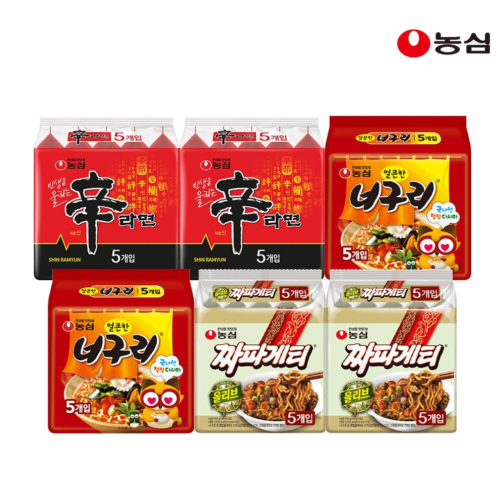 상품 이미지: 농심 신신너너짜짜 신라면10입+너구리10입+짜파게티10입