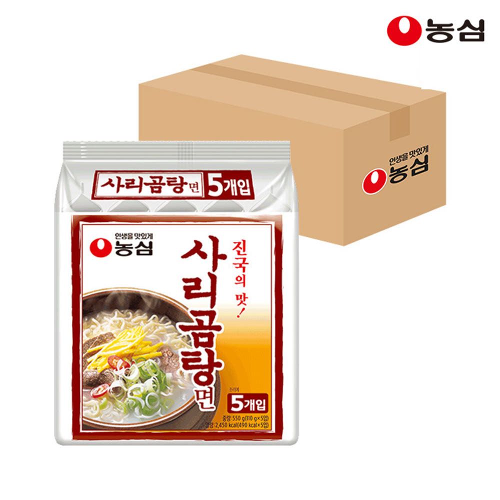 상품 이미지: 농심 사리곰탕면 곰탕, 110g, 40개