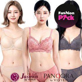 상품 이미지: (20%쿠폰) 비너스 브라 팬티 세트 빅사이즈 A B C D E F 컵 노와이어 홑겹 브래지어 여자 여성 속옷 비비안
