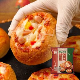 상품 이미지: 콤비네이션 꼬마피자 80gx5봉/복수구매 2000원 할인/국내산 햄/모짜렐라 치즈