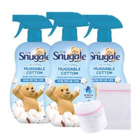 상품 이미지: 스너글 섬유탈취제 470ml 허거블코튼 3개 + 증정