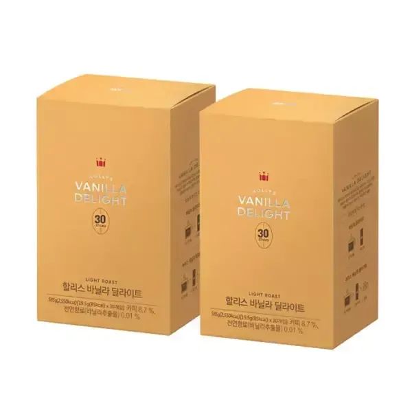 상품 이미지: 할리스 바닐라 딜라이트 30개입, 2개