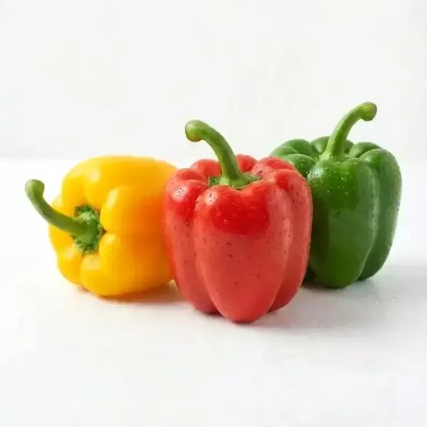 상품 이미지: 국내산 아삭상큼 빨강 노랑 초록 혼합 못난이 파프리카 1KG (빨강+노랑+초록) / 2개 구매시 동일색상 3KG 발송