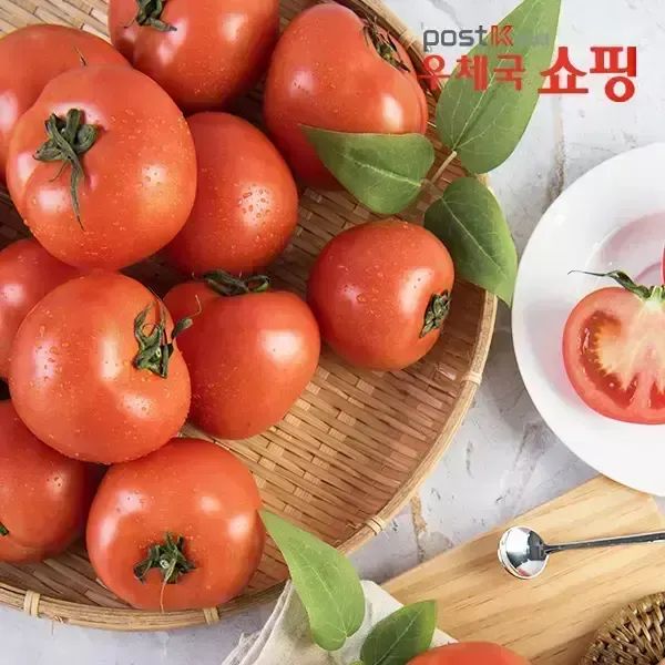상품 이미지: [우체국쇼핑] 건강한 완숙 토마토 2kg/5kg #정읍 #농가