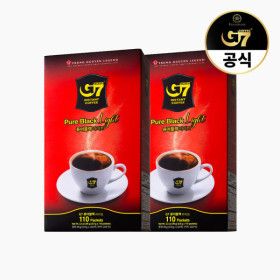 상품 이미지: (물가안정) 베트남 블랙커피 퓨어블랙 라이트 110개입 X 2개