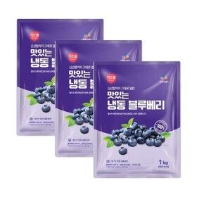 상품 이미지: CJ프레시웨이 이츠웰 냉동블루베리1Kg x 3개