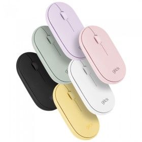 상품 이미지: 지클릭커 OFFICE PRO 움직이는 마카롱 무선 블루투스 마우스 (화이트)