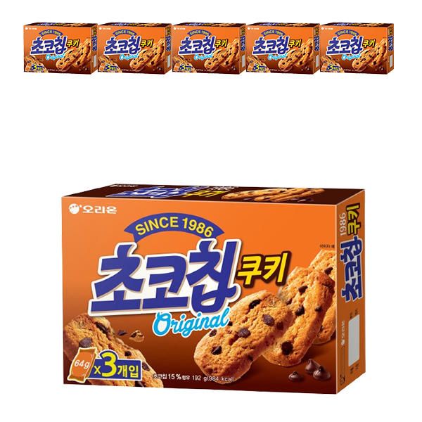 상품 이미지: 오리온 초코칩쿠키 192g, 6개