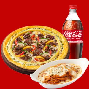 상품 이미지: (피자헛) 직화불고기 리치골드 L+리치치즈파스타+콜라 1.25L