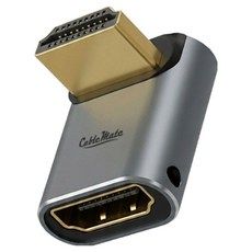 상품 이미지: 케이블메이트 HDMI 2.1 8K UHD 90도 알루미늄 상향 UP 연장 MF 젠더
