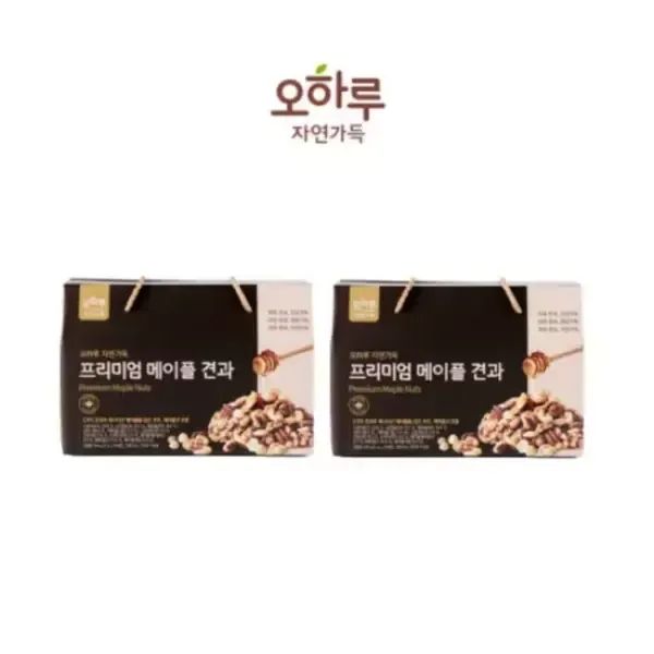 상품 이미지: 오하루 자연가득 프리미엄 메이플견과 2박스 48봉)