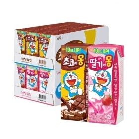 상품 이미지: 남양 초코에몽 딸기에몽 190ml 2종 24팩